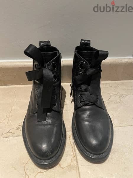 Zadig et Voltaire black boots 3