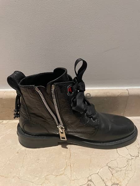 Zadig et Voltaire black boots 4