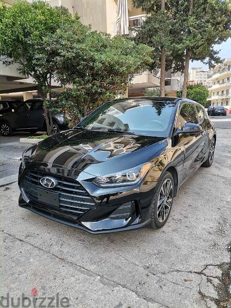 Hyundai Veloster2020  Bleu line clean full California ajnabiye 0