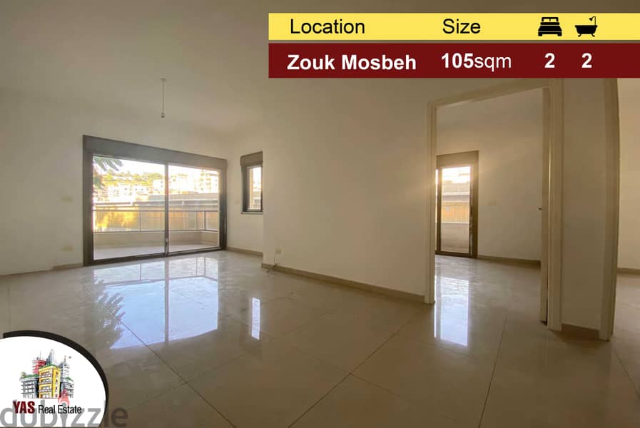 Zouk Mosbeh 105m2 | Brand New | Luxury | Open View | 0