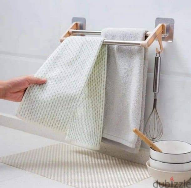 bathroom or kitchen double towels hanger 1