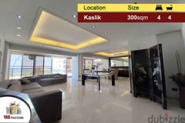 Kaslik 300m2 | 250m2 Terrace | Renovated Apartment | Luxurious | IV