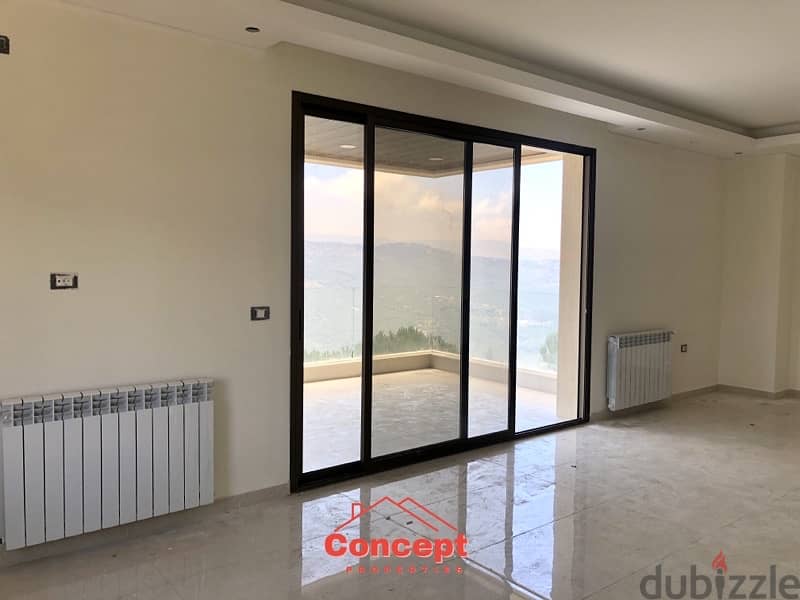 Amazing 2 Bedrooms apartment with a panoramic view in Broummana 3