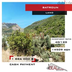 Land for sale in batroun 14509 SQM REF#CD10069