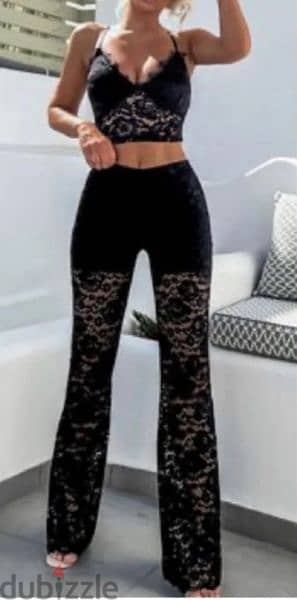 valentino copy pants black all lace s to xxL 7