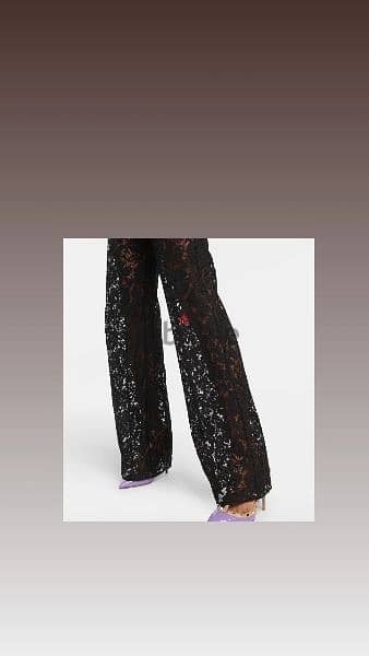 valentino copy pants black all lace s to xxL 12