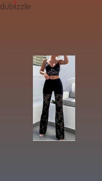 valentino copy pants black all lace s to xxL 13