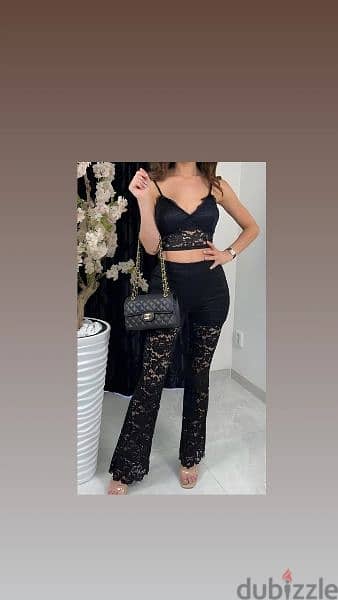 valentino copy pants black all lace s to xxL 15