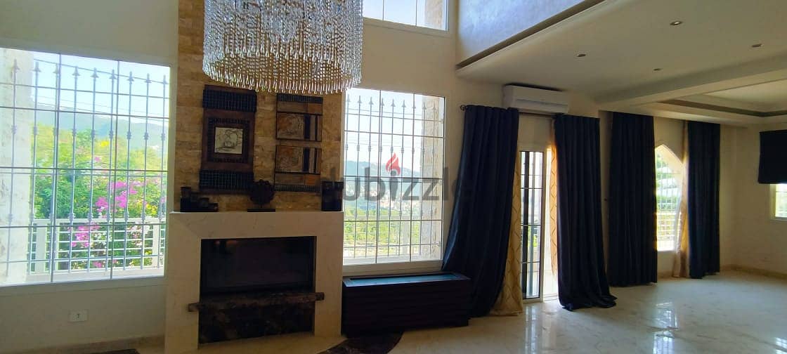 L12587-Villa With Garden and Panoramic Sea View for Rent In Fatqa 1