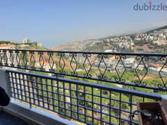 A 150 m2 apartment +open mountain view for rent in Ain Saade 0