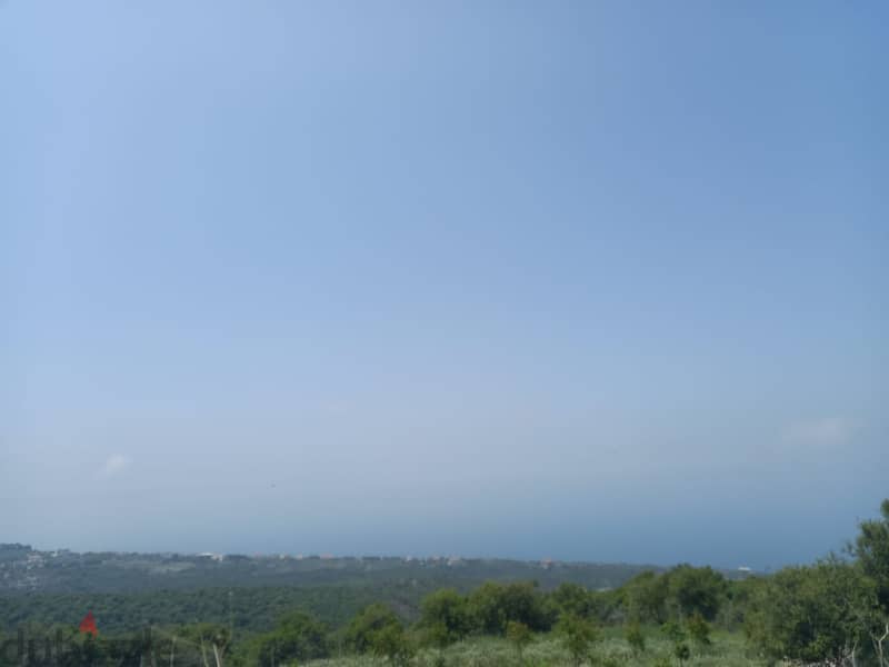 14,334m2 land+open sea view for sale in Bekhaaz 0