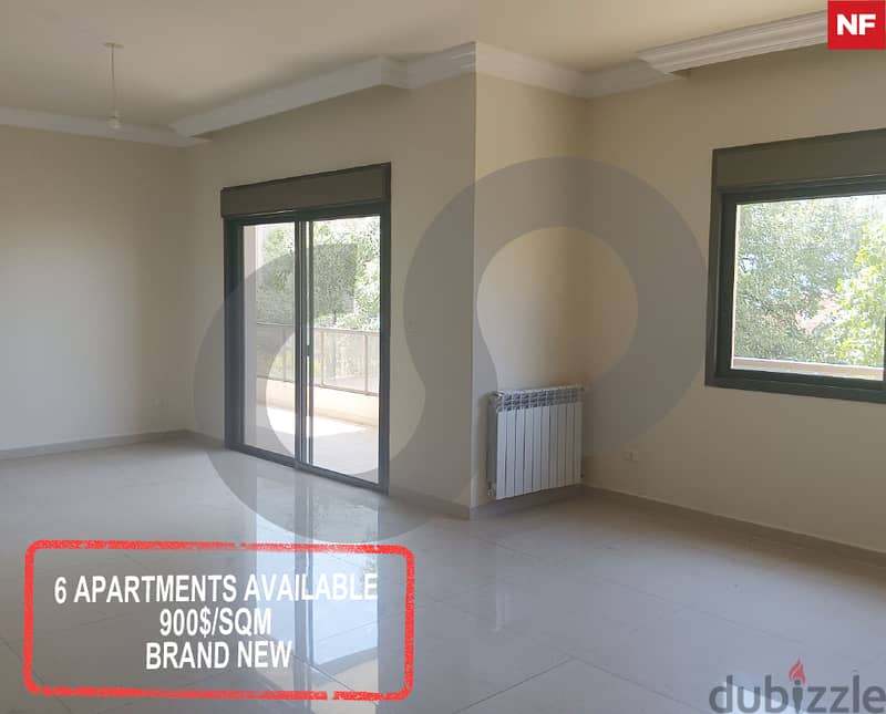 900$/sqm brand new apartment in Ballouneh! REF#NF00284 0