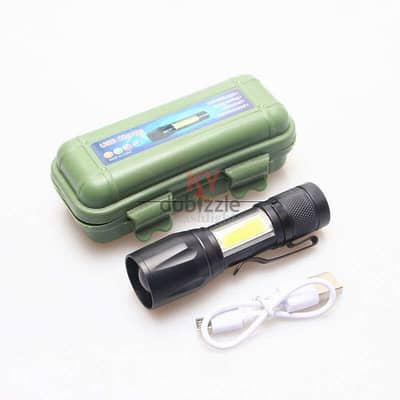 Small and strong portable flashlight with box