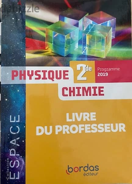 ESPACE Physique-Chimie 2de 2019 - Livre du professeur 0