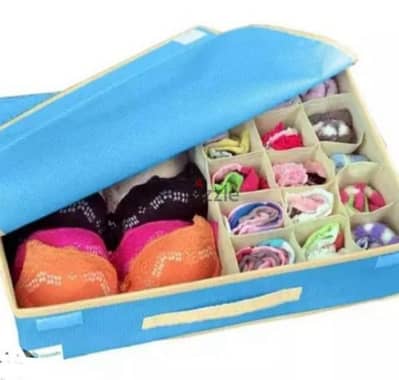 big fabric underwear and socks storage box