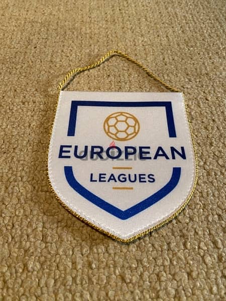Soccer pennant European League 1