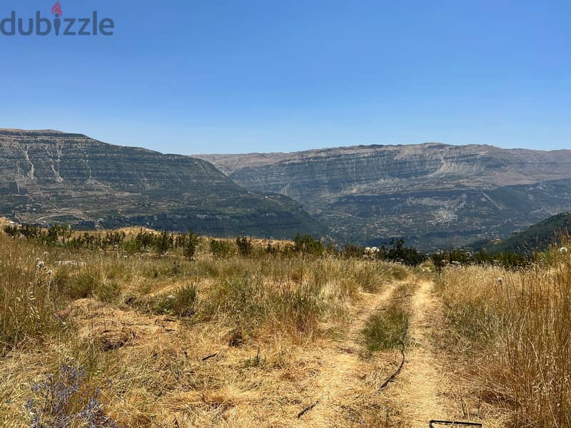 3,080 m2 land + open mountain view for sale in Laqlouq / Laklouk 2