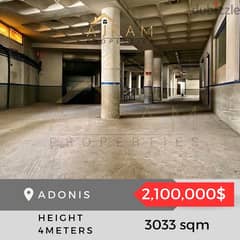 Warehouse - Adonis  3033 m²