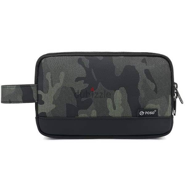 POSO, Travel, Water Resistant Shaving Bag With USB Charging Port 1