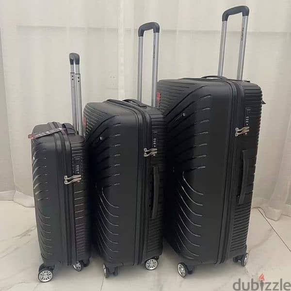 Iguana Polycarbonate set of 3 suitcase travel bag luggage 1