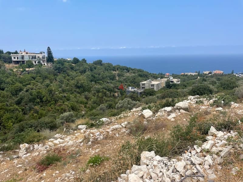 Land For Sale in Rachana with Sea Viewارض للبيع في بلدة النحاتين والفن 1