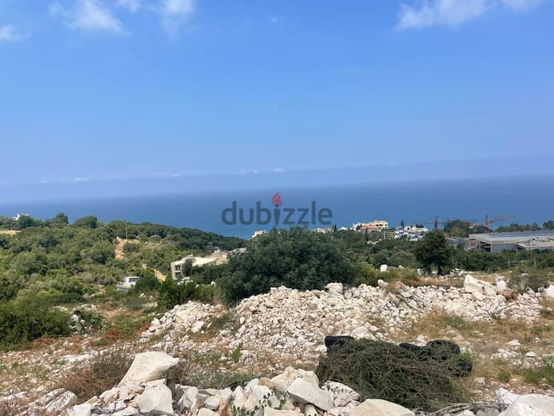 Land For Sale in Rachana with Sea Viewارض للبيع في بلدة النحاتين والفن 2