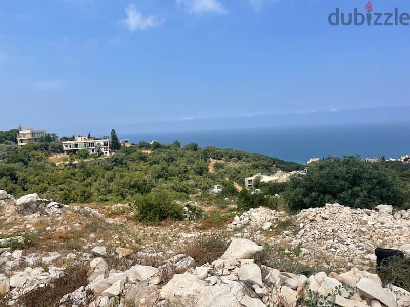 Land For Sale in Rachana with Sea Viewارض للبيع في بلدة النحاتين والفن 5