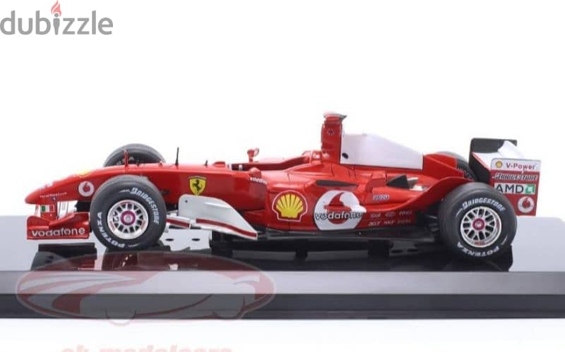 Michael Schumacher Ferrari F2004 (2004) diecast car model 1:24. 2