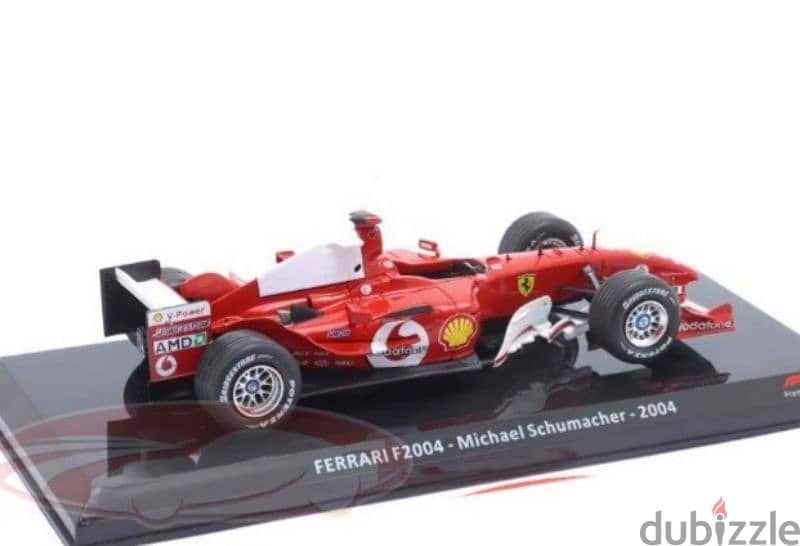 Michael Schumacher Ferrari F2004 (2004) diecast car model 1:24. 4