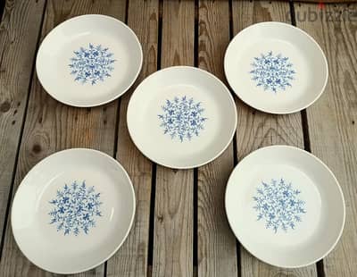 Vintage 1960 soup plates Sovirel France