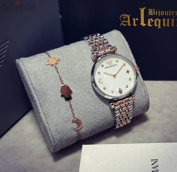 Lady's Authentic Emporio Armani jewelery watch 0