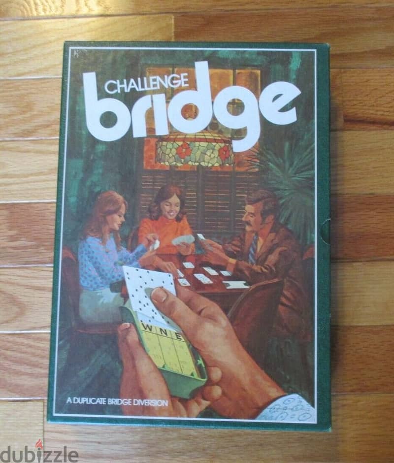 Challenge Bridge Bookshelf box set Game 3M 1972 as new 0