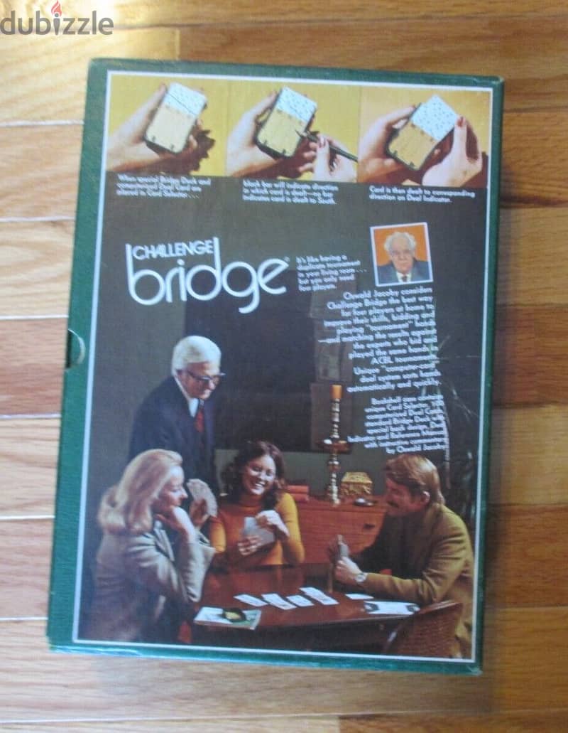Challenge Bridge Bookshelf box set Game 3M 1972 as new 1