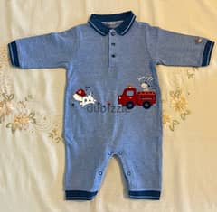 “Carter’s” Blue Cotton Baby Overall