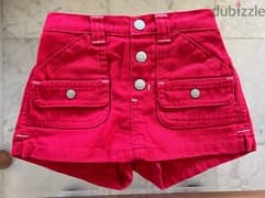 “Old Navy” Red Skirt Shorts