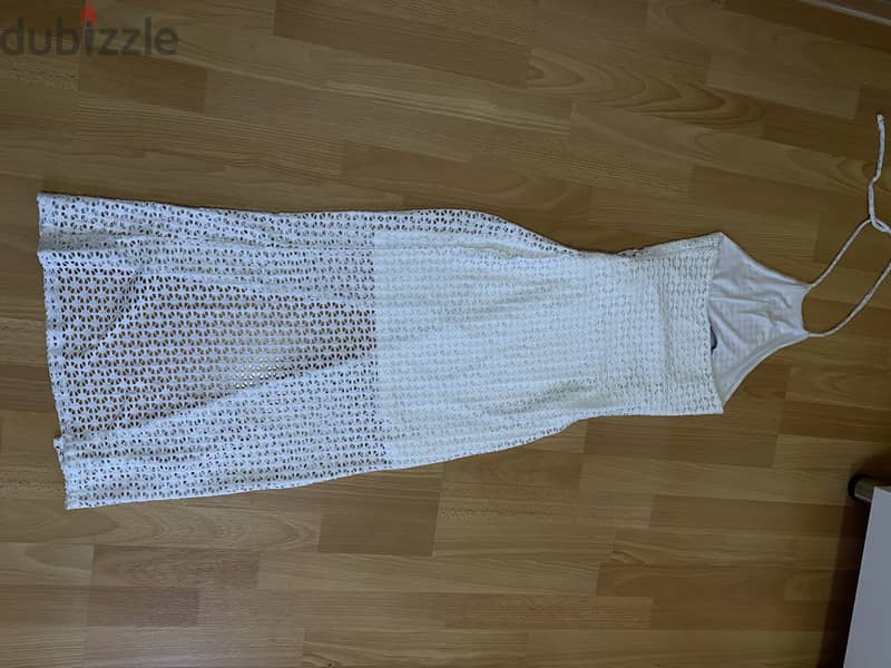 Bershka white summer dress 3