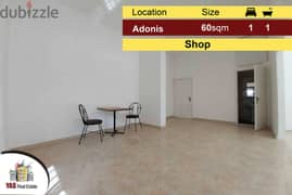Adonis 60m2 | Shop / Office | Prime Location | Active Street | Rent | 0
