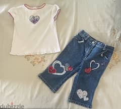“Gymboree” Top and Jeans