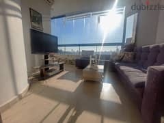 158 SQM Furnished Apartment in New Rawda, Metn with Sea View 0