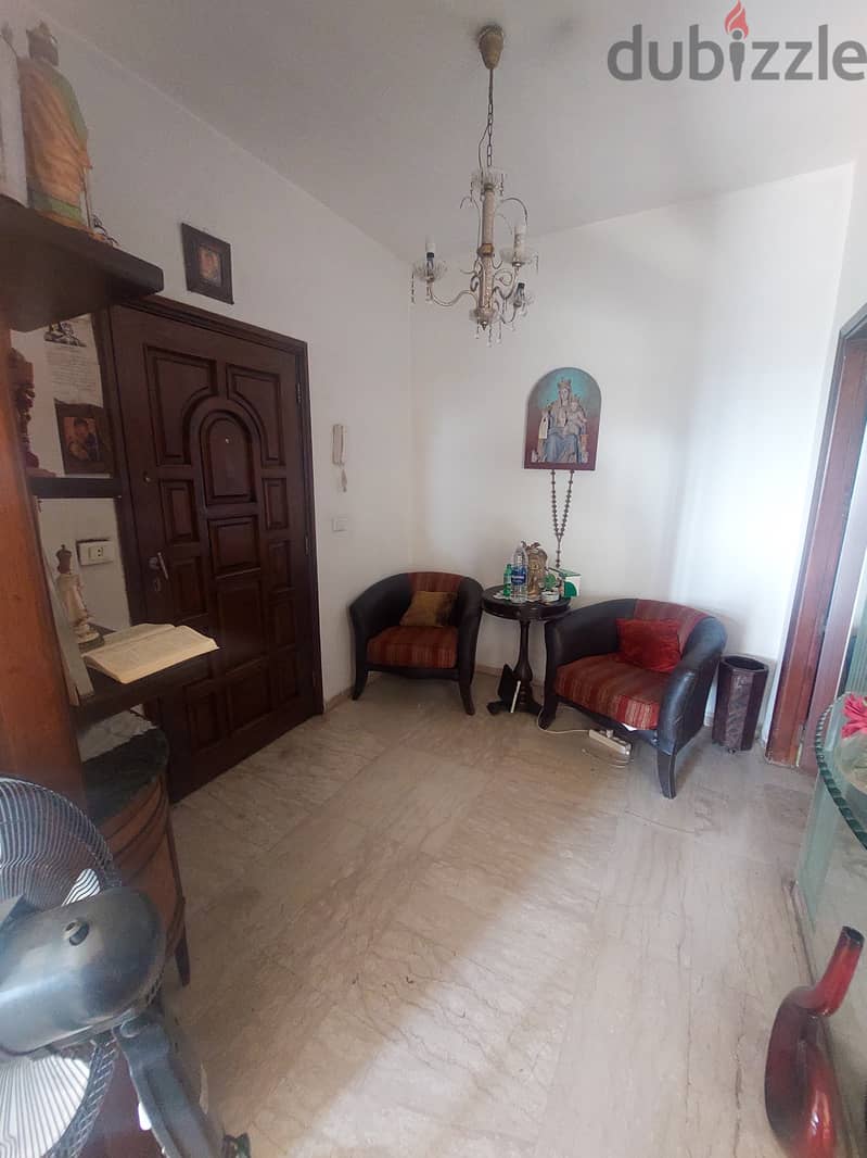 158 SQM Furnished Apartment in New Rawda, Metn with Sea View 9