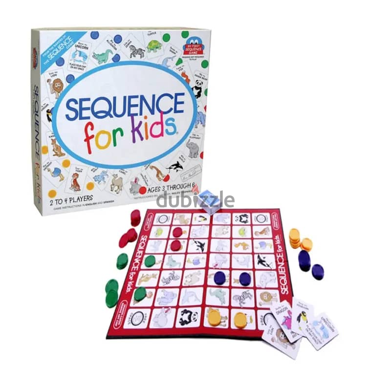 Sequence For Kids Board Game - Toys for kids - 115387476