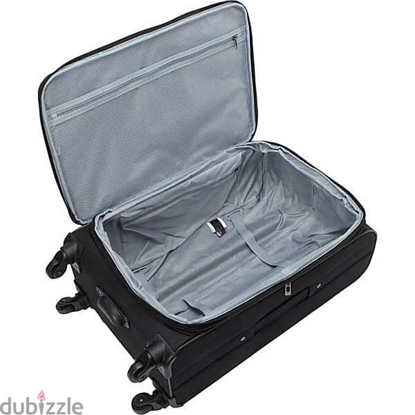 Pilot, Expandable Travel Luggage Soft Cover 4 Wheels Bags 3 Piece Set 3