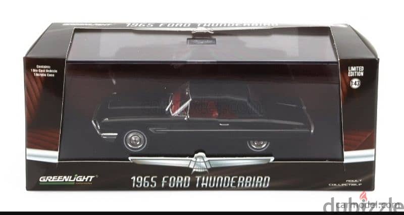 Ford Thunderbird '65 diecast car model 1;43. 5