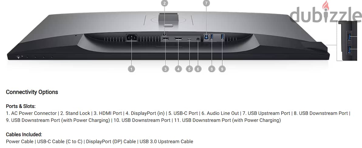 Dell UltraSharp 32 4K USB-C Monitor: U3219Q 3