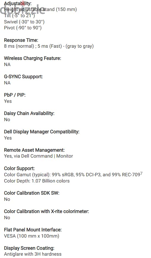 Dell UltraSharp 32 4K USB-C Monitor: U3219Q 5