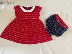 “Tommy Hilfiger” Red Cotton Dress and Blue Underwear