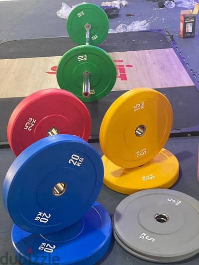 bumber plates full set 150kg