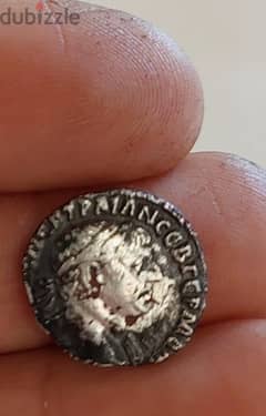 Ancient Roman Trajan AR Silver  Denarius. Rome. year 100 AD. 0