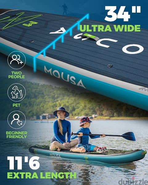 MOUSA 2023 stand up paddle board (sup) with d-ring for kayak seat 4