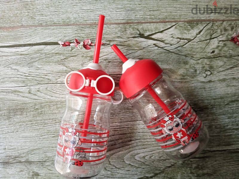 glass milk bottles with straw 6